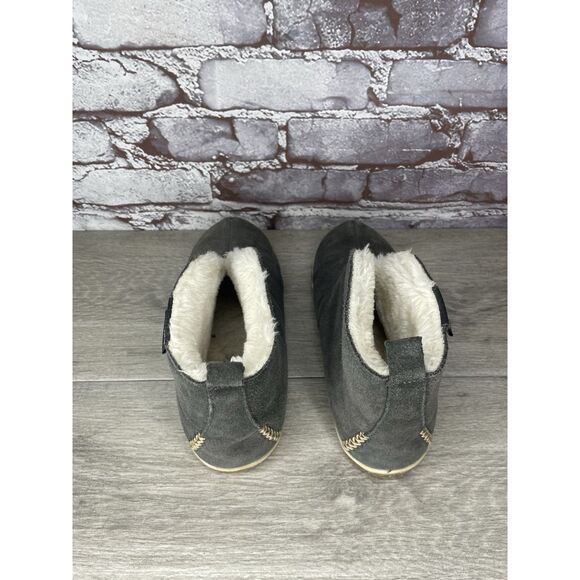 Minnetonka Tucson Gray Suede Southwestern Fur Lined Booties Women Sz 7M US/38EU - Picture 5 of 16